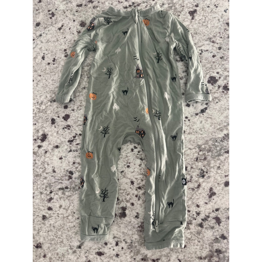 Kyte baby bamboo spooky 1pc romper 3-6m